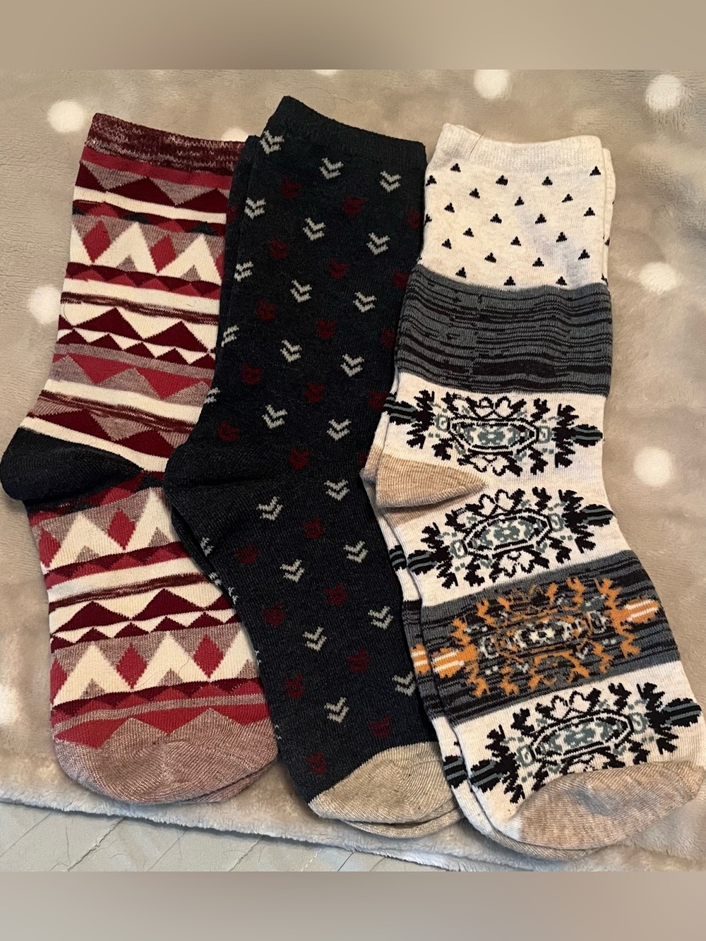 Women’s Lucky Brand Crew Socks - Assorted Colors